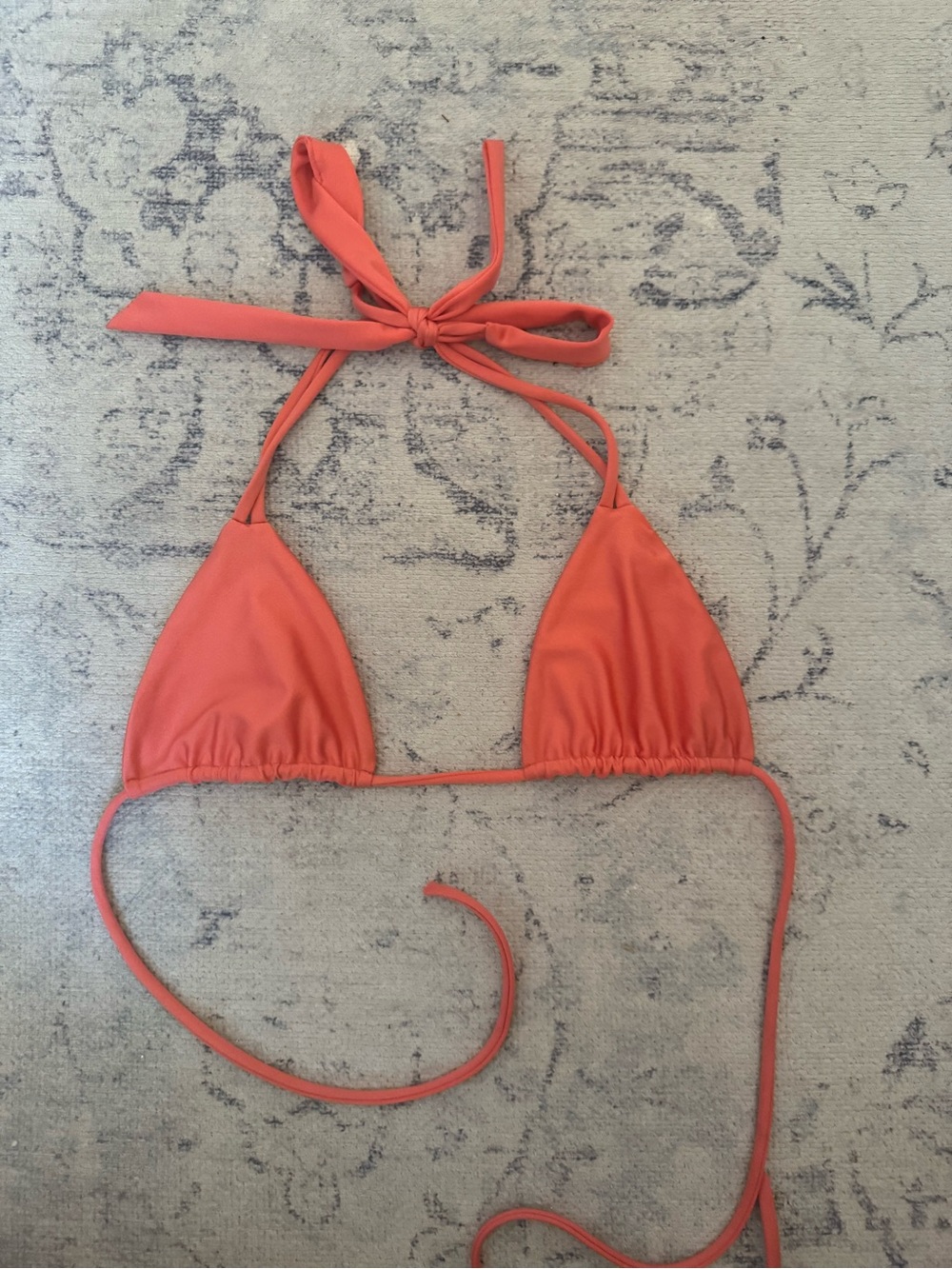 Camila Coelho Coral Triangle Bikini Top